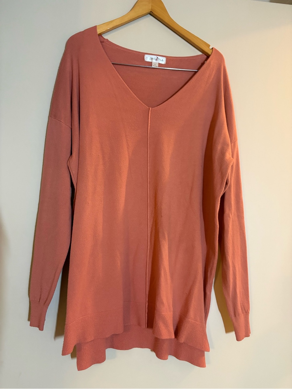 Perfectly Priscilla Women's Relaxed Sweater - Dusty Rose